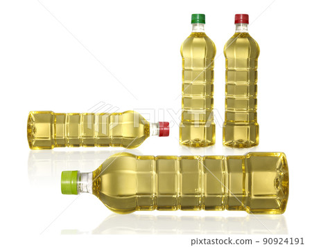 A bottle of Palm kernel Cooking Oil, isolated on white background A bottle of Palm kernel Cooking Oil, isolated on white background 90924191