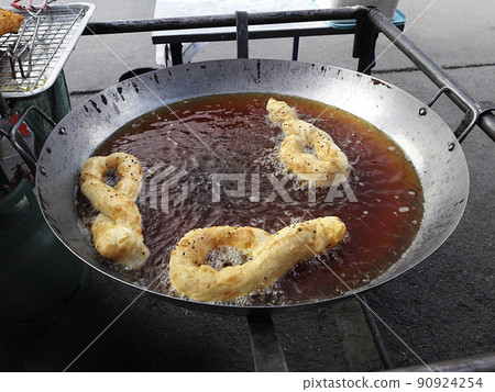 "Patongo" popular street food in Thailand 90924254