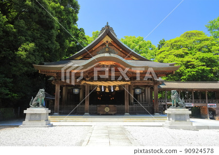 [愛媛縣]新鮮的綠色和禮神社 90924578