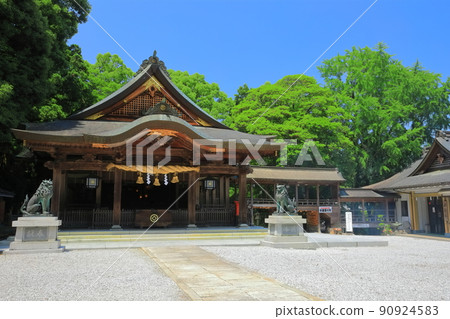 [Ehime Prefecture] Fresh green Warei Shrine 90924583