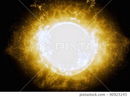 Illustration of the golden sun 90925243