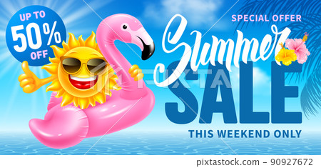 Summer Sale Banner Design 90927672