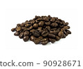 Coffee bean on white background 90928671