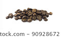 Coffee bean on white background 90928672