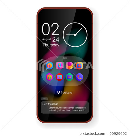 custom operating system user interface home screen mobile app 90929602