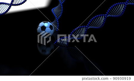 3d illustration of soccer ball - Stock Illustration [90930919] - PIXTA