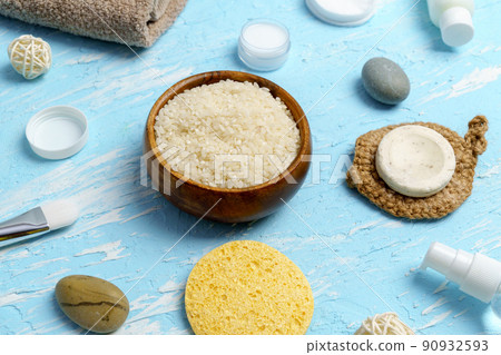 Fermented beauty products with, rice. Natural cosmetics for skin and hair care. 90932593