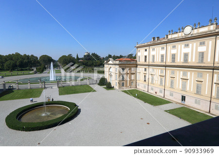 Royal palace near Milan in Monza, Italy Royal palace near Milan in Monza, Italy 90933969