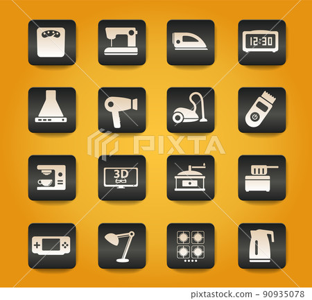 Home applicances simply icons Home applicances simply icons 90935078