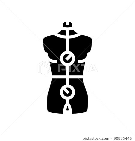 mannequin equipment glyph icon vector illustration 90935446