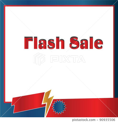 Flash sale banner template design vector illustration Flash sale banner template design vector illustration 90935506