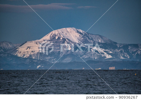 Shiga Prefecture Ibukiyama Snowscape February 2022 90936267