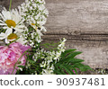 Art flower background . 90937481