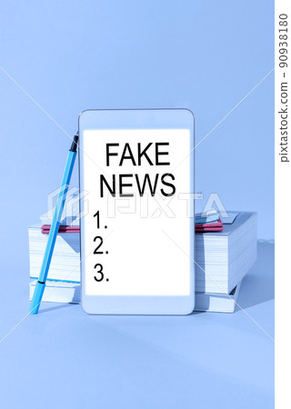 Conceptual caption Fake News. Internet Concept Giving information to showing that is not true by the media -47501 Conceptual caption Fake News. Internet Concept Giving information to showing that is not true by the media -47501 90938180