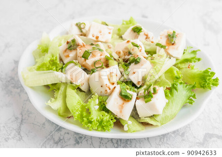 豆腐和生菜沙拉 豆腐和生菜沙拉 90942633