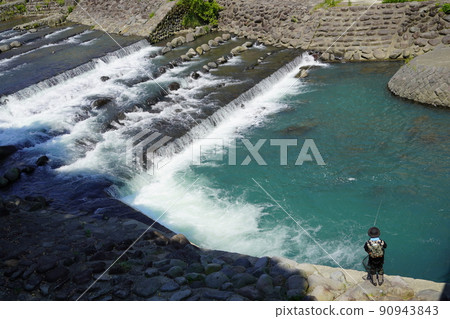 Hakone Yumoto Spring Hayakawa and anglers Hakone Yumoto Spring Hayakawa and anglers 90943843