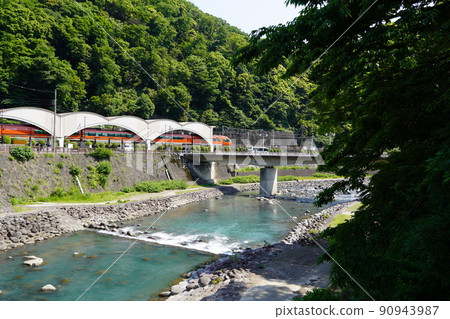 Hakone Yumoto Spring Hayakawa and Romancecar 90943987