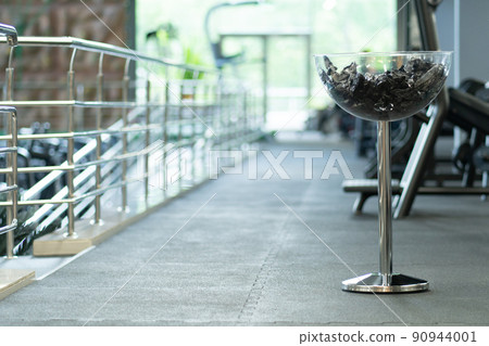 Black glass covers background fitness shoe air footwear accessory person, concept retro new from trainers from young antistatic, casual concept. Electrostatic fashion, 90944001