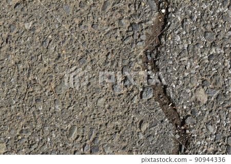 Cracked asphalt Cracked asphalt 90944336