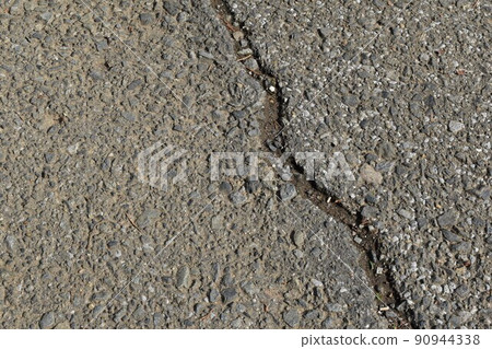Cracked asphalt Cracked asphalt 90944338