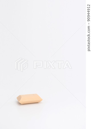 cream color soap in studio light on white background. Clipping Paths cream color soap in studio light on white background. Clipping Paths 90944912