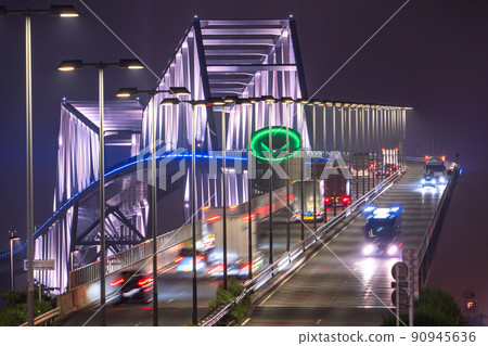 《東京》門橋夜景/交通物流圖 90945636