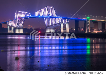 《東京》門橋夜景/交通物流圖 《東京》門橋夜景/交通物流圖 90945657