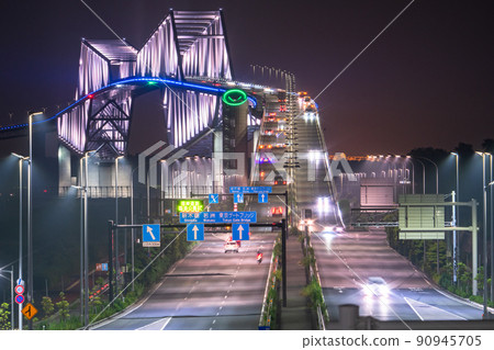 《東京》門橋夜景/交通物流圖 《東京》門橋夜景/交通物流圖 90945705