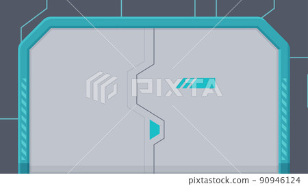 具有未來主義氛圍的門_酷門的插圖_16:9 具有未來主義氛圍的門_酷門的插圖_16:9 90946124