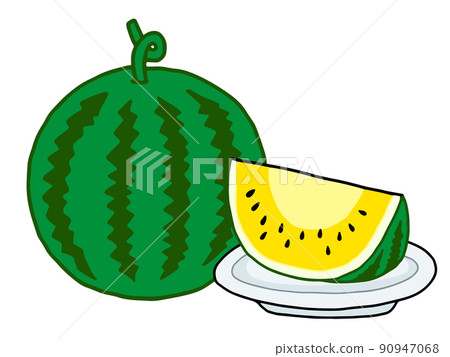 Yellow watermelon 19 (with round ball and cut C / plate) Yellow watermelon 19 (with round ball and cut C / plate) 90947068