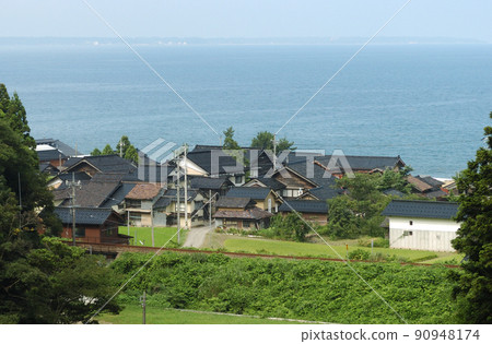Noto Railway Noto Line Ushima-Koiji Koiji Station Koiji Beach Noto Railway Noto Line Ushima-Koiji Koiji Station Koiji Beach 90948174