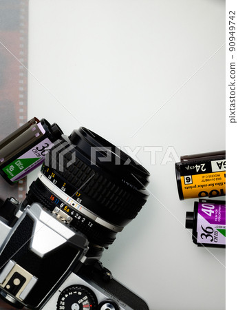 Film camera, negative film, silver halide camera Film camera, negative film, silver halide camera 90949742