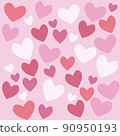 Heart message material 90950193