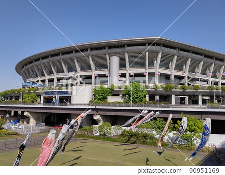 Nissan Stadium Yokohama International Stadium Tour Exterior Tour Kohoku Ward, Yokohama City, Kanagawa Prefecture Athletics Stadium and Stadium 90951169
