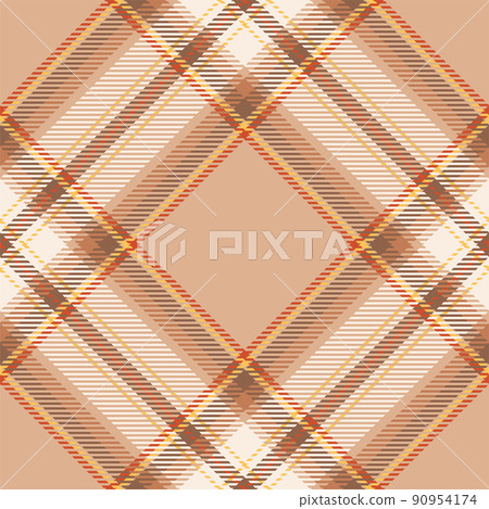 Plaid pattern vector. Check fabric texture. Seamless textile design for clothes, paper print. 90954174