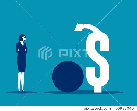 Prevents the dollar sign from growing. ron ball is tied to the rising dollar sign 90955840