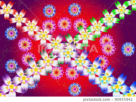 華麗的深紅色 90955942