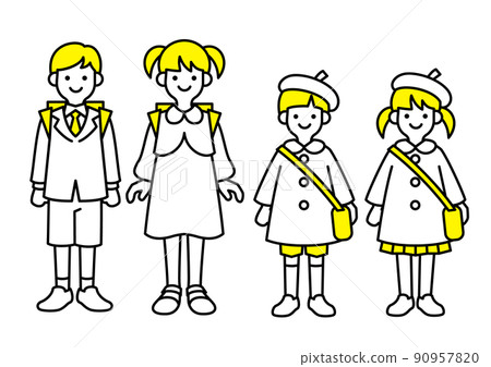 Elementary school kindergarten men and women 90957820