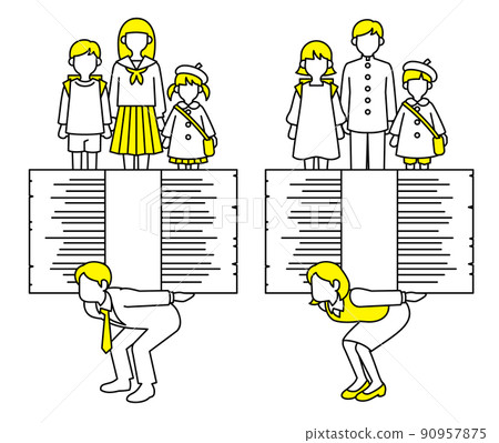 Child-rearing burden 90957875