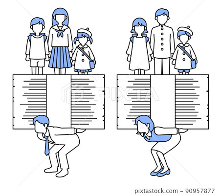 Child-rearing burden 90957877