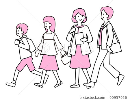 4 位度假者 4 位度假者 90957936