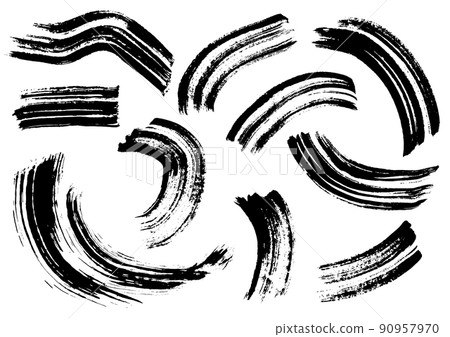 Brush material - Stock Illustration [90957970] - PIXTA