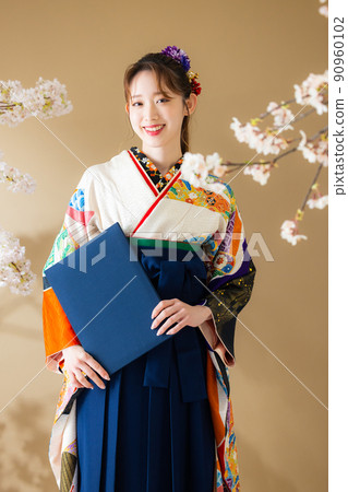 Hakama graduation ceremony Sakura Hakama graduation ceremony Sakura 90960102