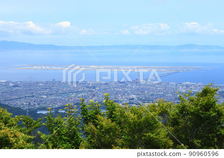 Kansai International Airport from Mt. Katsuragi 90960596
