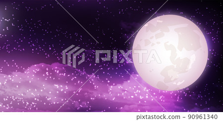 十五夜賞月風景背景 十五夜賞月風景背景 90961340