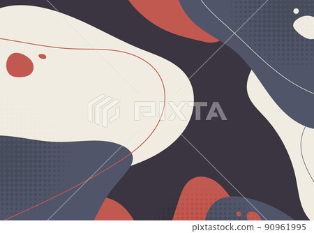 Abstract doodle template artwork decorative style minimal. Overlapping with soft colors background. Abstract doodle template artwork decorative style minimal. Overlapping with soft colors background. 90961995