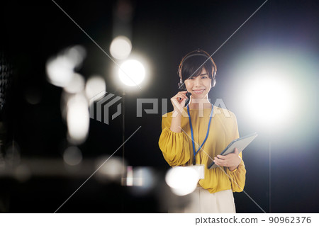 Stage staff female Stage staff female 90962376