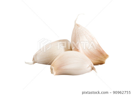 Garlic isolated on white background,clipping path Garlic isolated on white background,clipping path 90962755