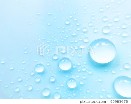 Water drop background (light blue) 90965676