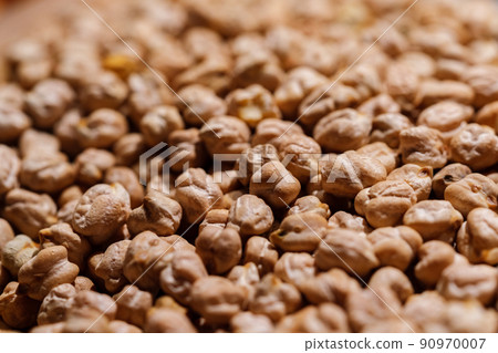 Close-up of assorted nuts on market counter Close-up of assorted nuts on market counter 90970007